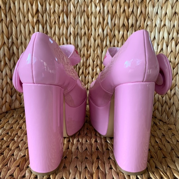 💗Hello Kitty x Dolls Kill💗 Pink Patent Platforms - Picture 7 of 14